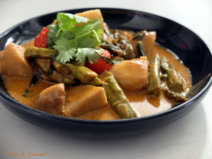 curry taro asperges